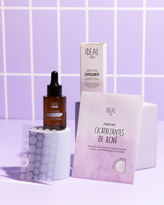 Serum exfoliante y Parches de Acné