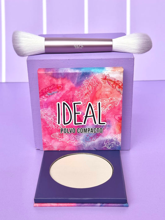 Polvo Traslúcido y Brocha Doble