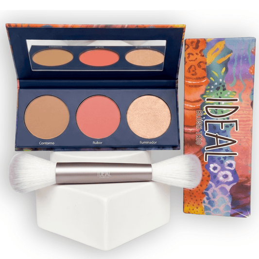 Kit Blush Trio + Brocha Doble - Ideal Shop Colombia