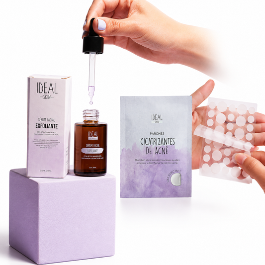 Serum exfoliante y Parches de Acné